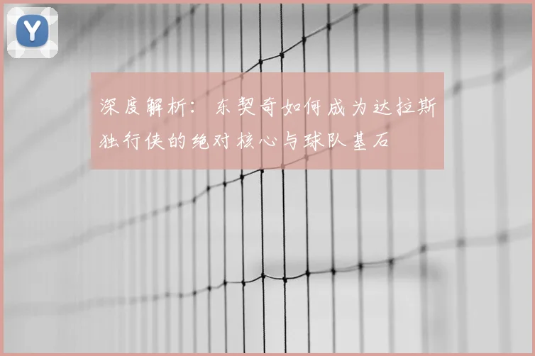 深度解析:东契奇如何成为达拉斯独行侠的绝对核心与球队基石